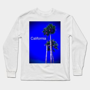California Palm Tree Long Sleeve T-Shirt